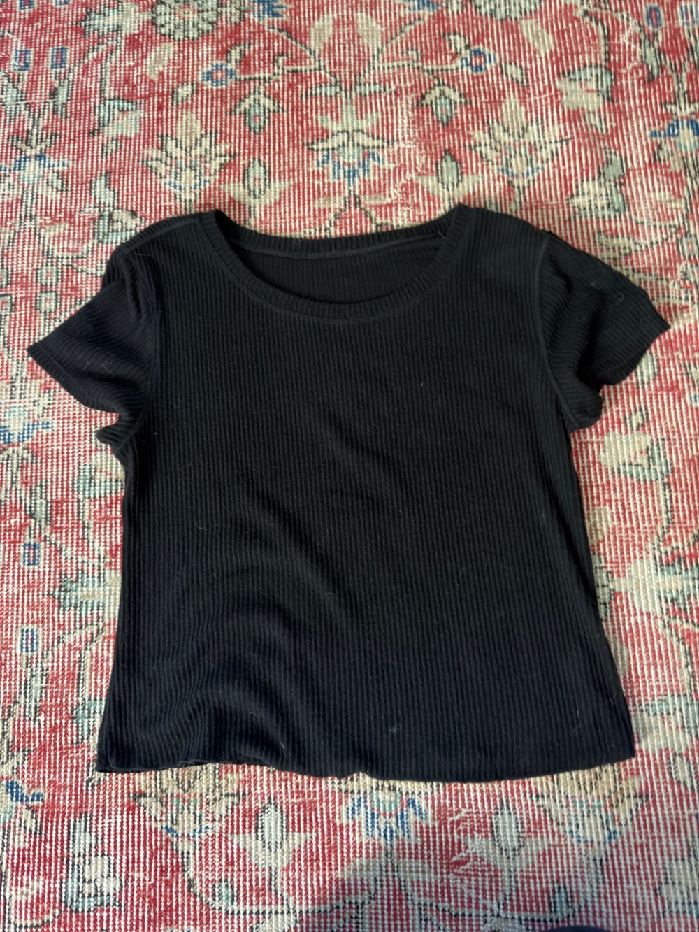 Free People Luxe Life Ribbed Baby T-Shirt
